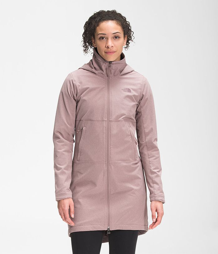 The North Face Softshell Damska Głęboka Fioletowa Shelbe Raschel Parka Length I Hood - JKZP59813